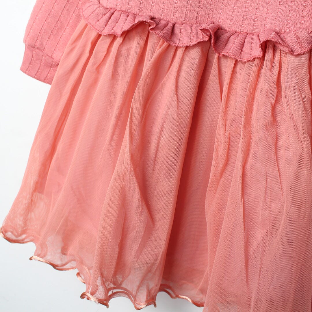 Cozy Pink Themed Cute Princess Frock Frock Iluvlittlepeople 