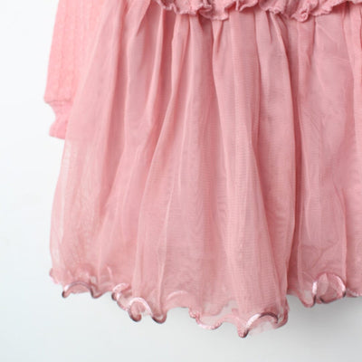 Cozy Pink Themed Cute Princess Frock Frock Iluvlittlepeople 