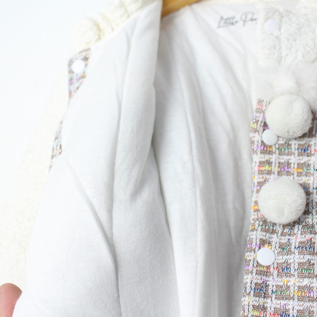 Delighted Off White Themed Baby Girl Romper Romper Iluvlittlepeople 