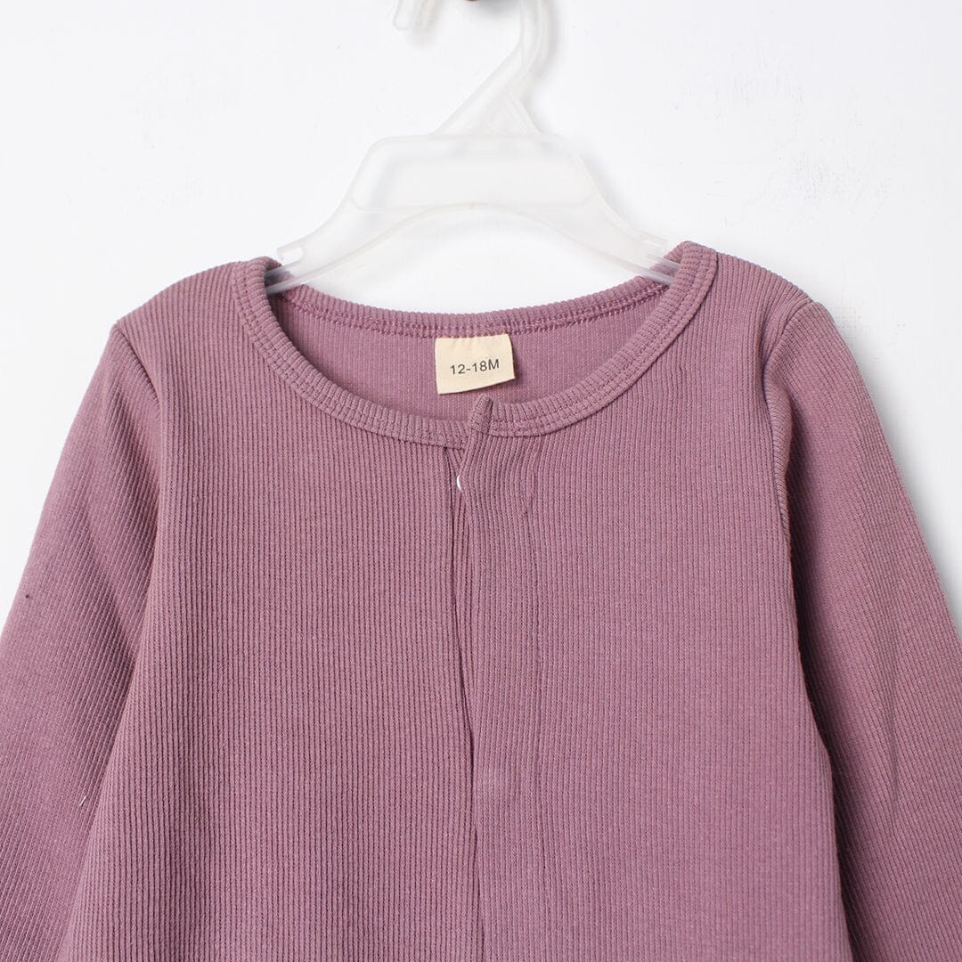 Fancy Purple Themed Winter Kids Romper Romper Iluvlittlepeople 