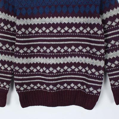 Cozy Maroon Themed Boys Sweater Sweater Iluvlittlepeople 