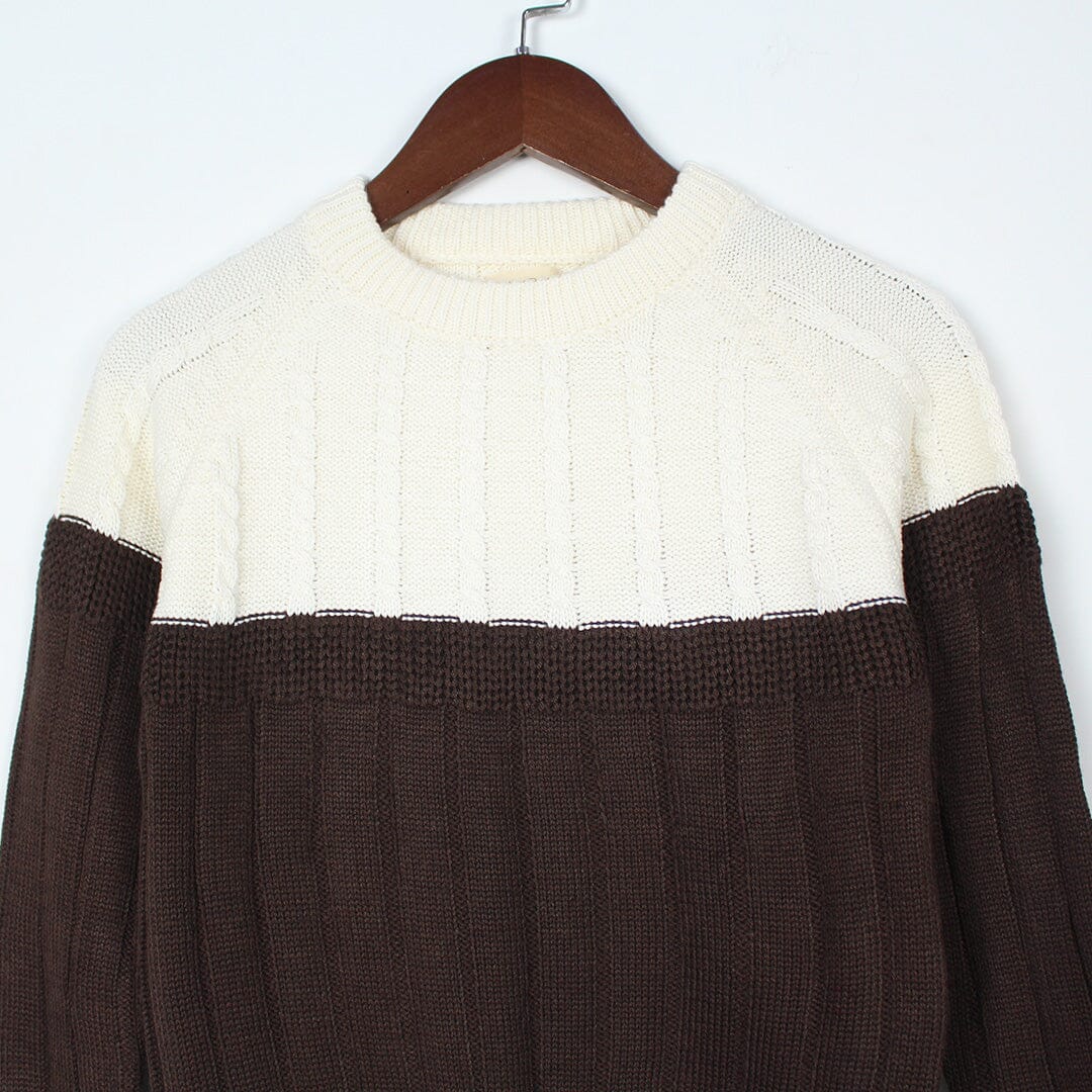 Cozy & Comfy Brown Themed Boys Sweater Sweater Iluvlittlepeople 