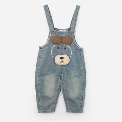 Attractive Cute Bear Themed Little Kids Dangri Dangri Iluvlittlepeople 9-12 Months Blue 