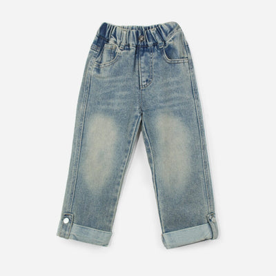 Little Kids Premium Style Denim Jeans Jeans Iluvlittlepeople 5-6 Years Blue Denim