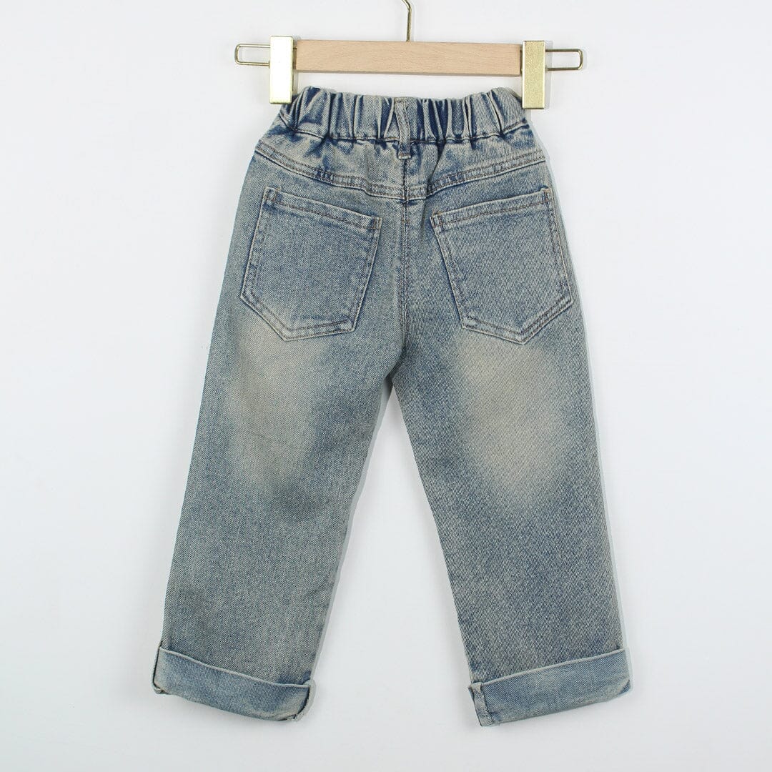 Little Kids Premium Style Denim Jeans Jeans Iluvlittlepeople 