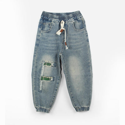 Little Boys Premium Stylish Denim Jeans Jeans Iluvlittlepeople 3-4 Years Blue Denim