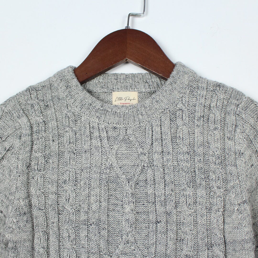 Decent Grey Themed Boys Sweater Sweater Iluvlittlepeople 