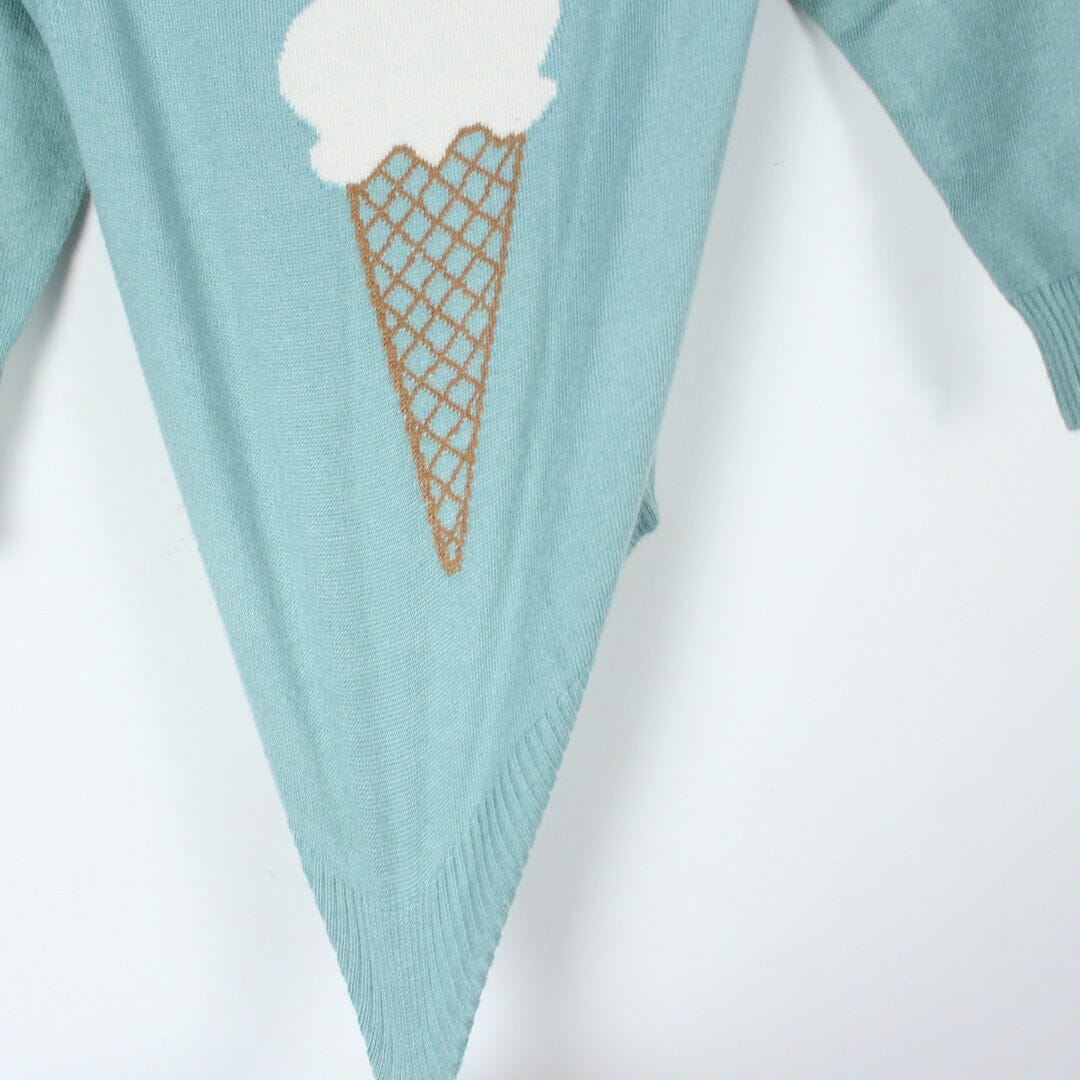 Cozy Aqua Themed Kids Sweater Sweater Iluvlittlepeople 