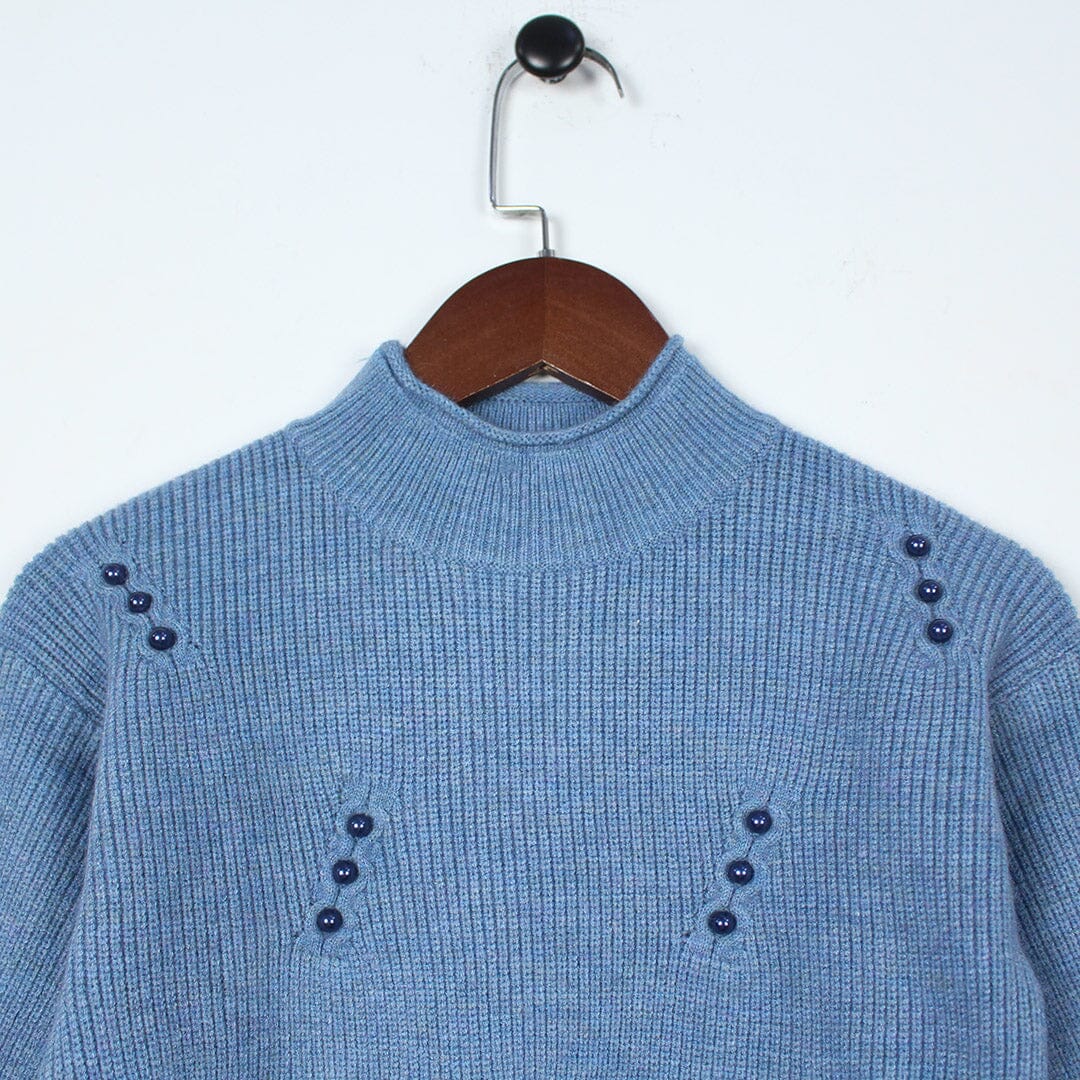 Attractive Blue Themed Girls Sweater Sweater Iluvlittlepeople 