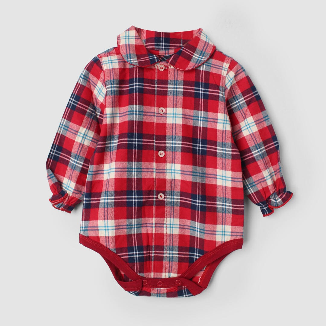 Stylish Red Themed Baby Kids Romper Romper Iluvlittlepeople 0-1 Month Red Winter