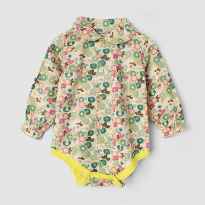 Stylish Off White Themed Girls Romper Romper Iluvlittlepeople 0-1 Month Off White Winter
