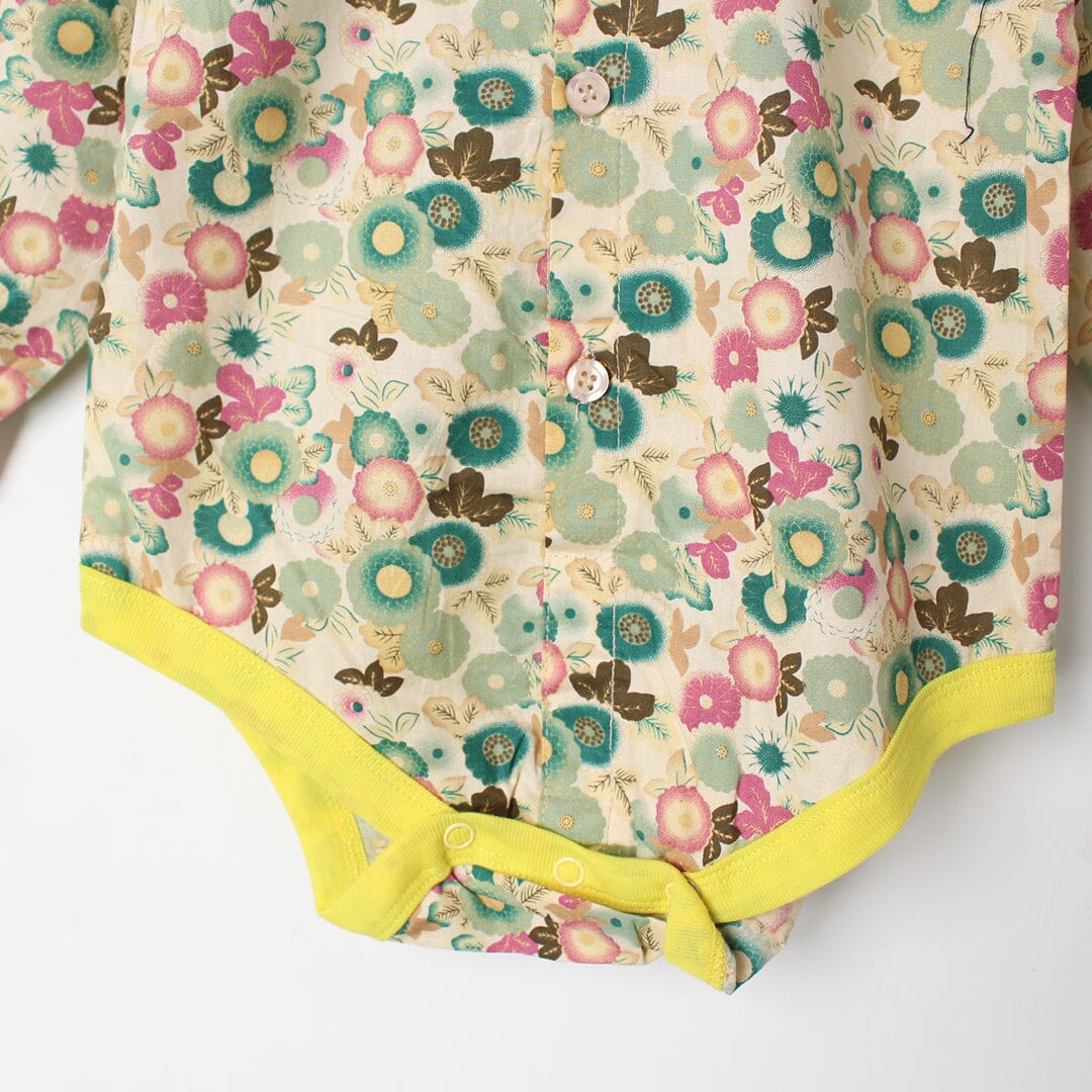 Stylish Off White Themed Girls Romper Romper Iluvlittlepeople 