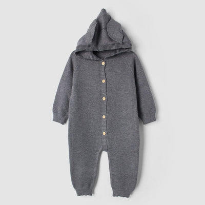 Desire Grey Themed Winter Kids Romper Romper Iluvlittlepeople 0-3 Months Grey Winter
