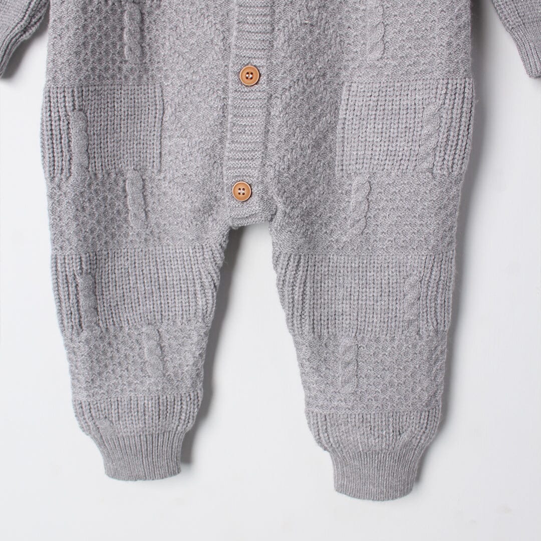 Inspire Grey Themed Winter Kids Romper Romper Iluvlittlepeople 