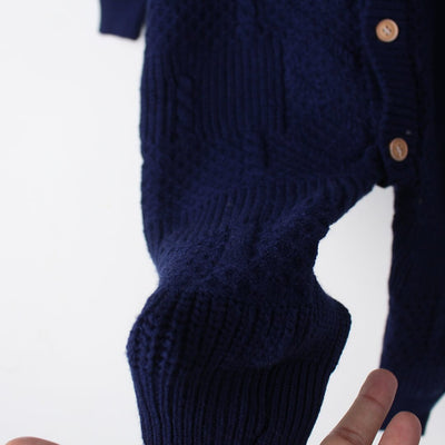 Stylish Blue Themed Winter Kids Romper Romper Iluvlittlepeople 