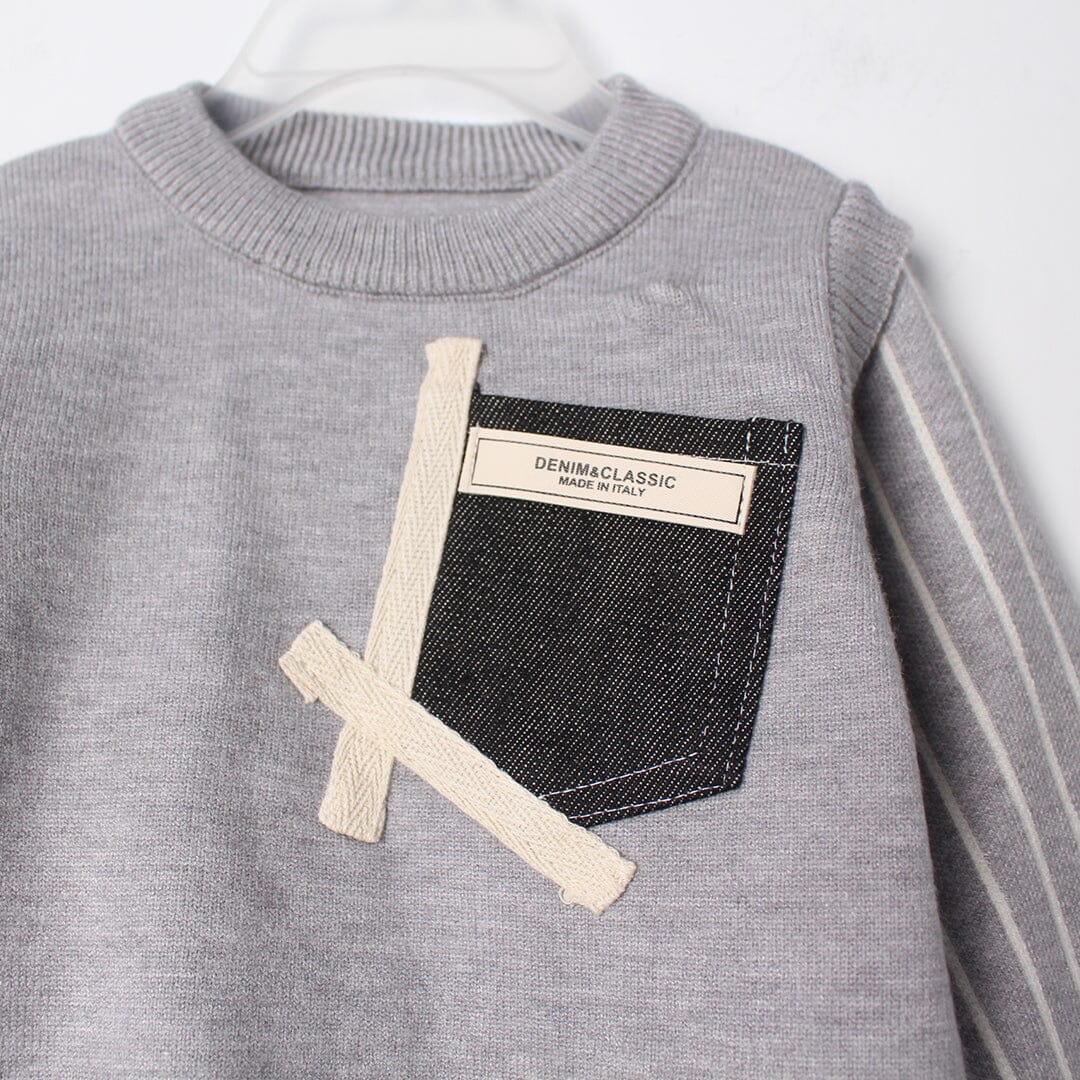 2Pc Stylish Grey Themed For Kids 2Pc Set Iluvlittlepeople 