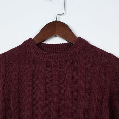 Cozy Maroon Themed Boys Sweater Sweater Iluvlittlepeople 