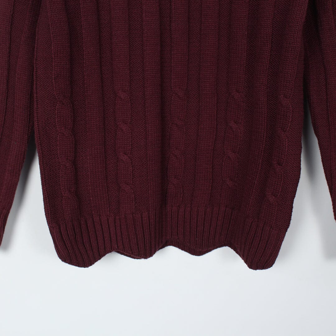 Cozy Maroon Themed Boys Sweater Sweater Iluvlittlepeople 