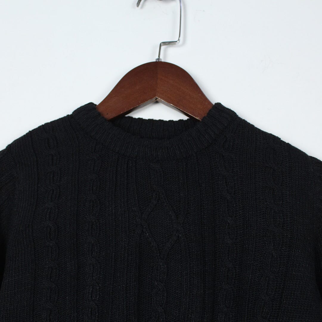 Cozy Black Themed Boys Sweater Sweater Iluvlittlepeople 