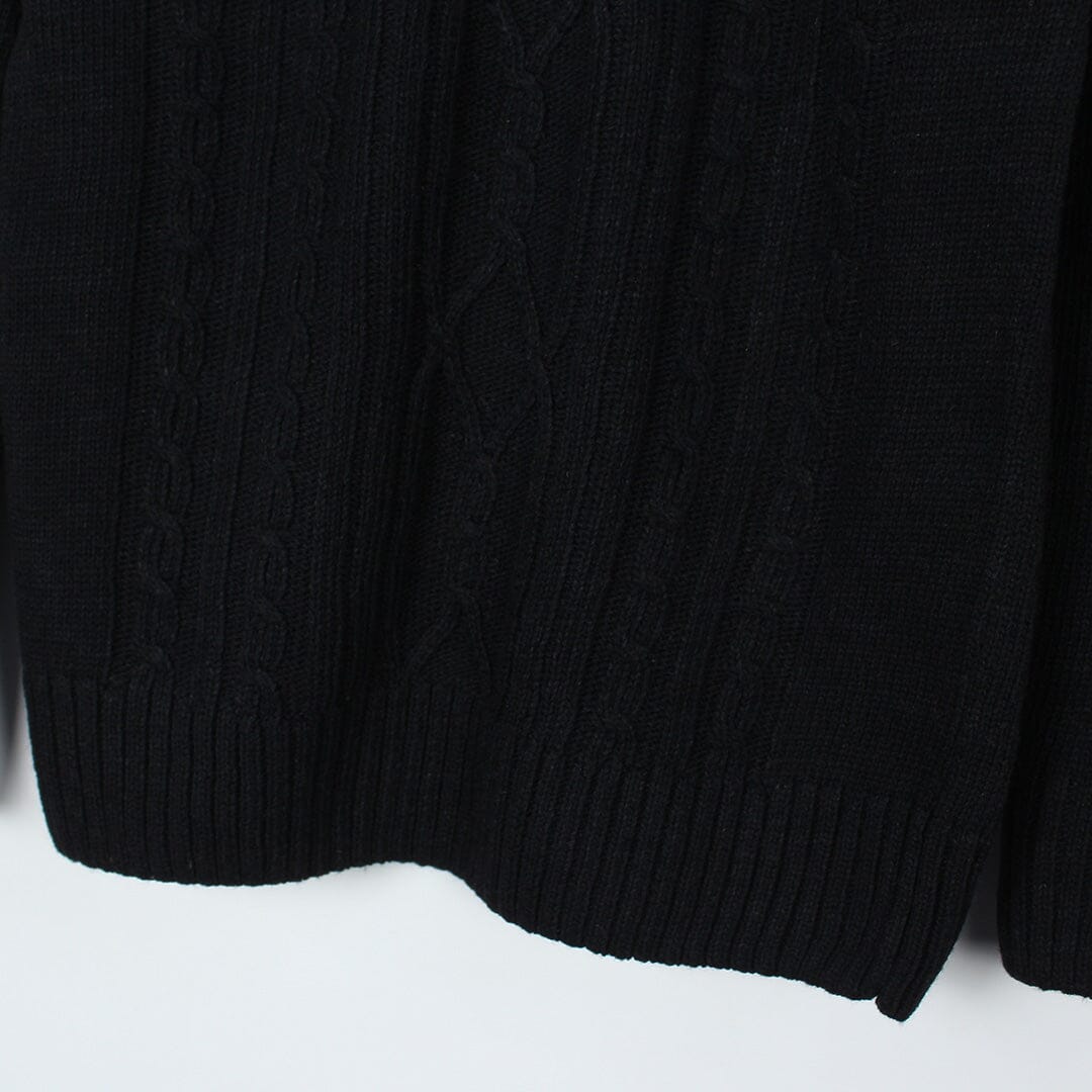 Cozy Black Themed Boys Sweater Sweater Iluvlittlepeople 