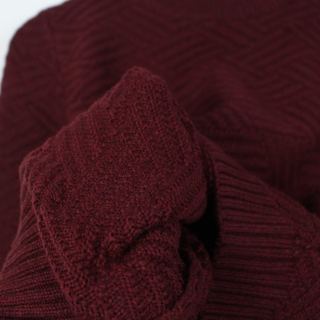 Cozy Maroon Themed Boys Sweater Sweater Iluvlittlepeople 