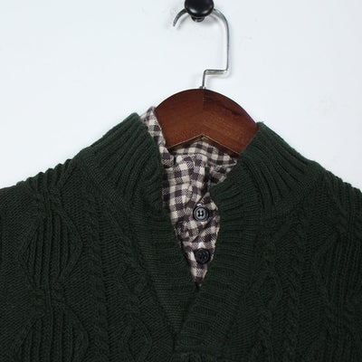 Stylish Green Themed Boys Sweater Sweater Iluvlittlepeople 