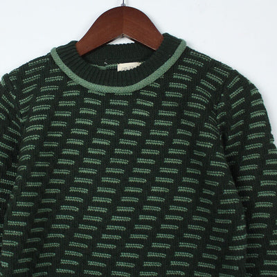 Stylish Green Themed Boys Sweater Sweater Iluvlittlepeople 