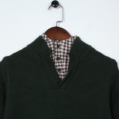 Decent Green Themed Boys Sweater Sweater Iluvlittlepeople 