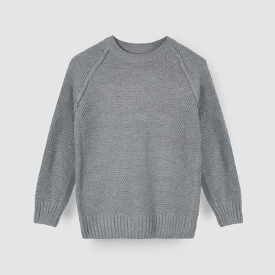 Decent Grey Themed Boys Sweater Sweater Iluvlittlepeople 5-6 Years Grey Winter