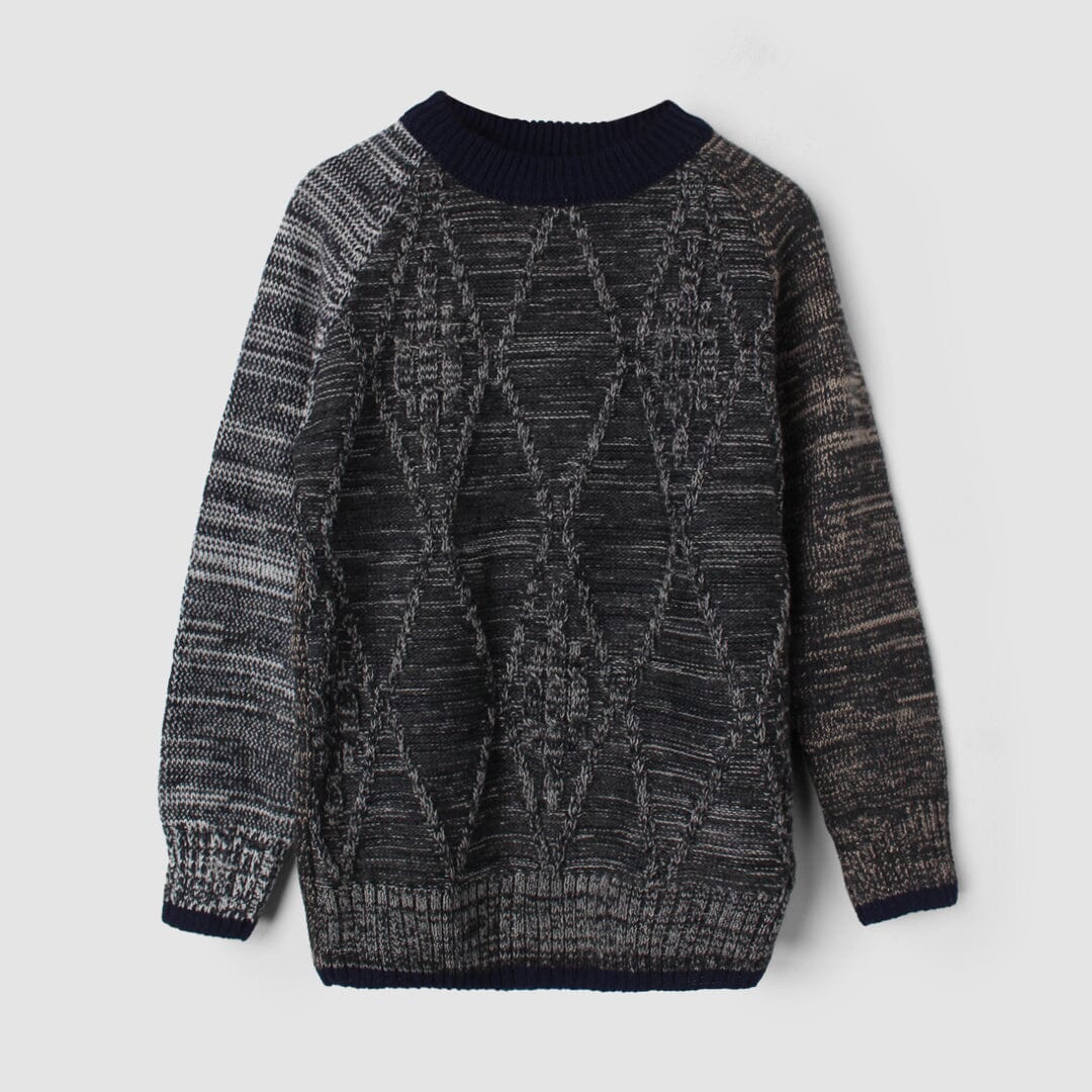 Inspire Grey Themed Boys Sweater Sweater Iluvlittlepeople 5-6 Years Grey Winter
