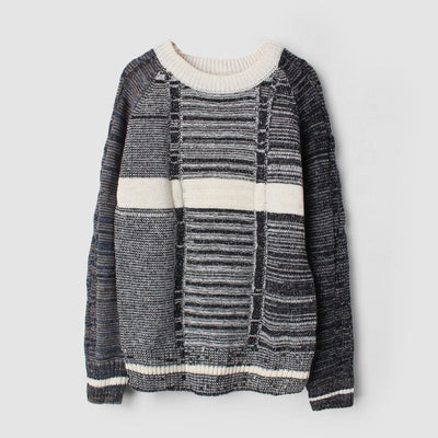 Stylish Multi Themed Boys Sweater Sweater Iluvlittlepeople 5-6 Years Multi Winter