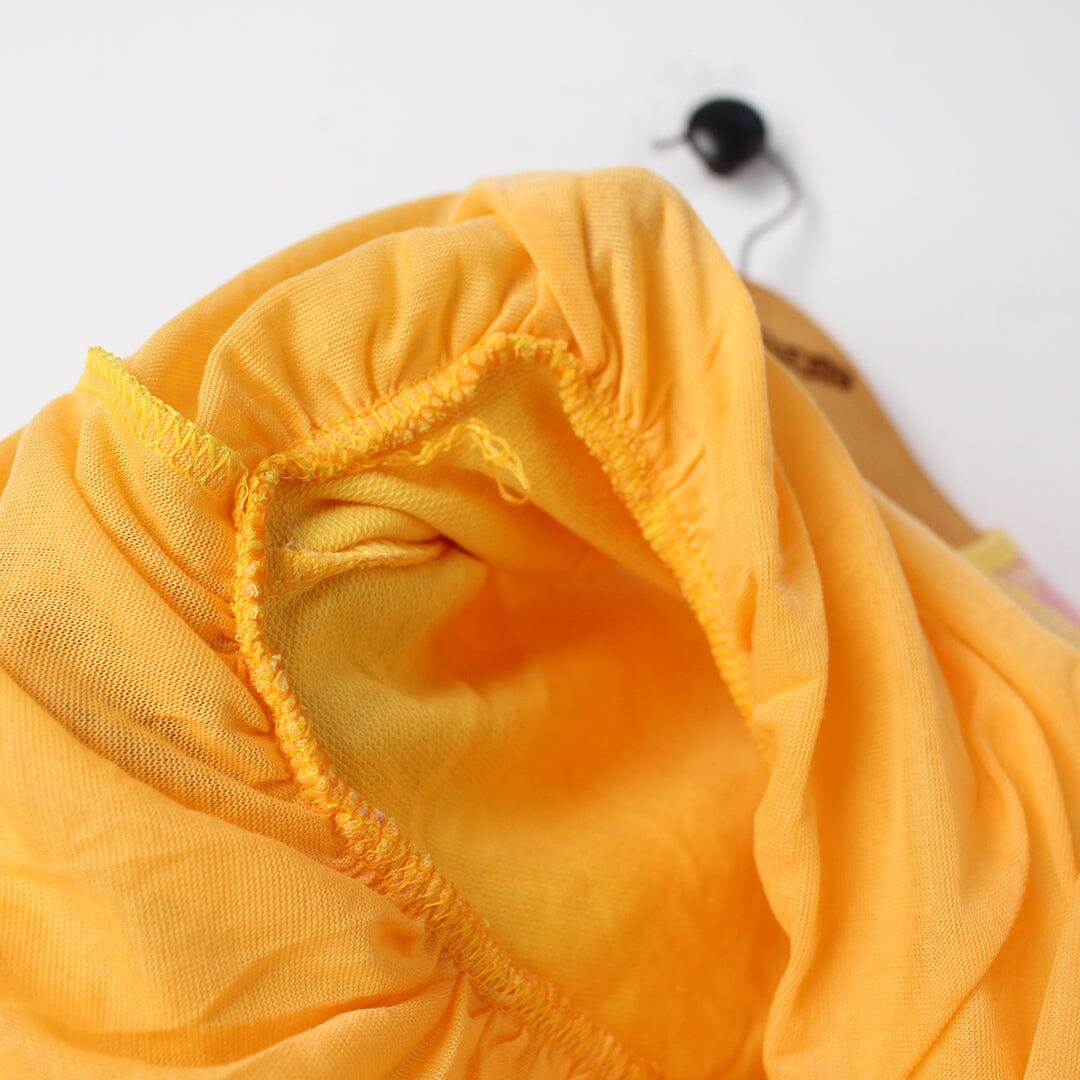 Fair Yellow Themed Little Girl Frock Set Frock Iluvlittlepeople 