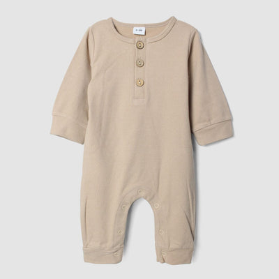 Decent Beige Themed Baby Boy Romper Romper Iluvlittlepeople 0-3 Months Beige Winter