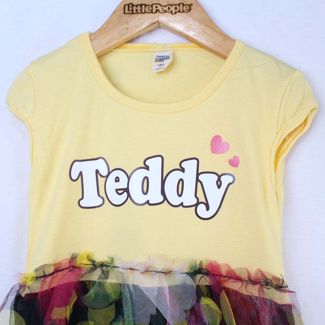 Inspired Yellow Themed Girls Frock Set Frock Iluvlittlepeople 