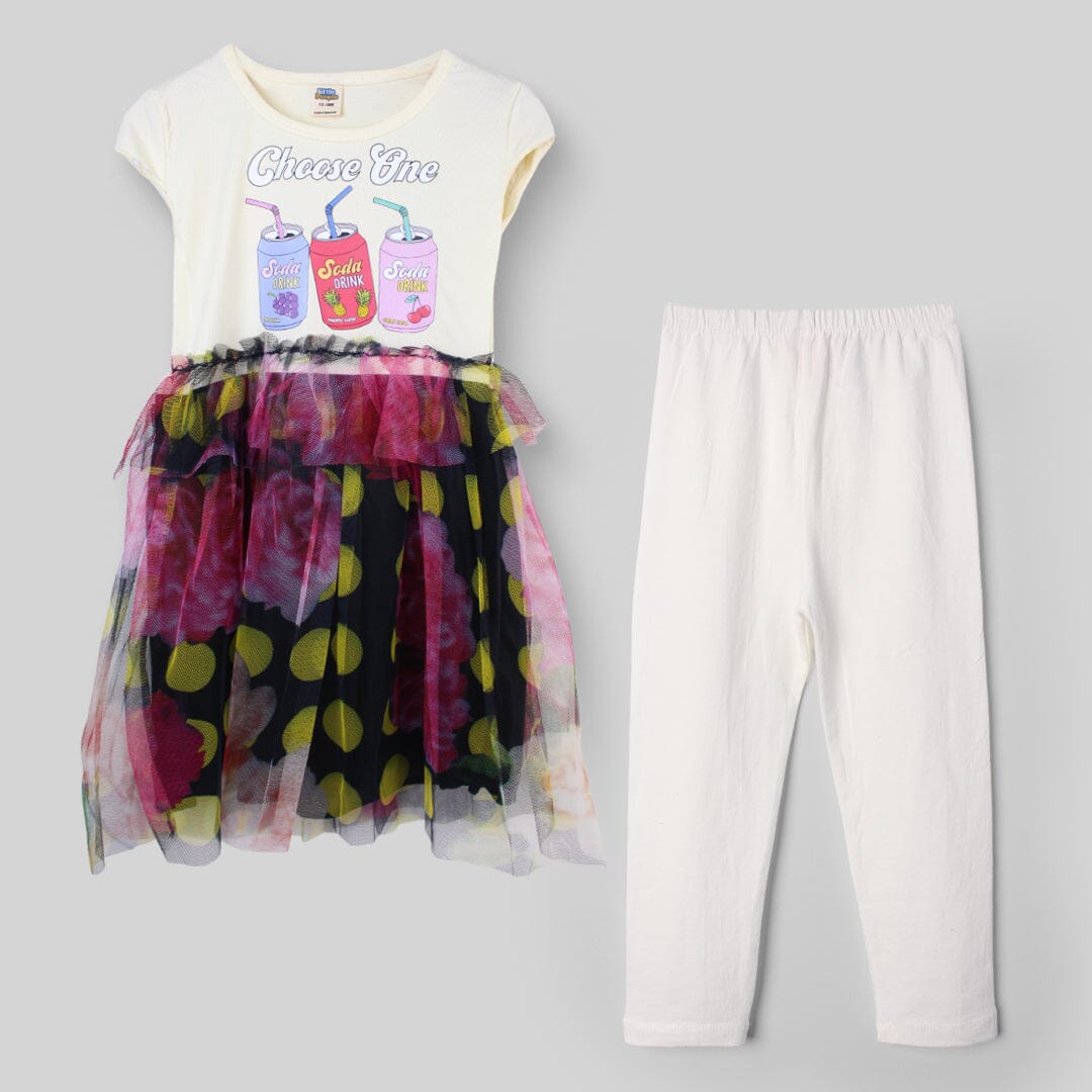 Unique White Themed Girls Frock Set Frock Iluvlittlepeople 2-3 Years White Summer