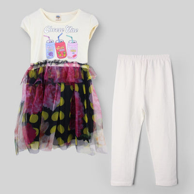 Unique White Themed Girls Frock Set Frock Iluvlittlepeople 2-3 Years White Summer
