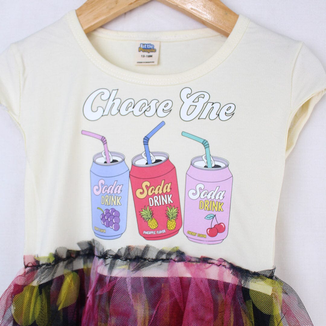 Unique White Themed Girls Frock Set Frock Iluvlittlepeople 
