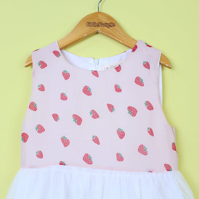 Stylish Creamy White Themed Girls Frock Set Frock Iluvlittlepeople 