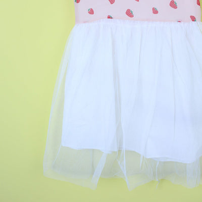 Stylish Creamy White Themed Girls Frock Set Frock Iluvlittlepeople 