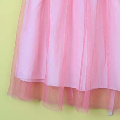 Sweet Pink Themed Girls Frock Set Frock Iluvlittlepeople 