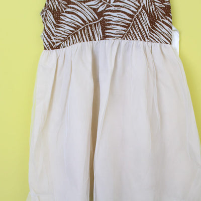 Smart Brown Themed Girls Frock Set Frock Iluvlittlepeople 