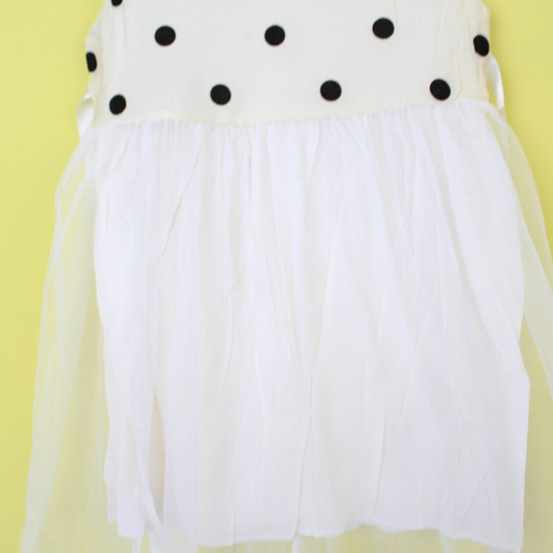Stylish Creamy White Themed Girls Frock Set Frock Iluvlittlepeople 