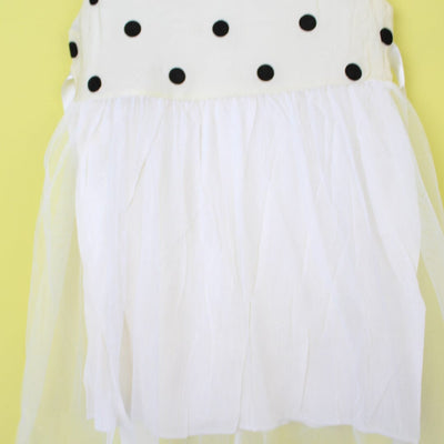 Stylish Creamy White Themed Girls Frock Set Frock Iluvlittlepeople 