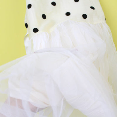 Stylish Creamy White Themed Girls Frock Set Frock Iluvlittlepeople 