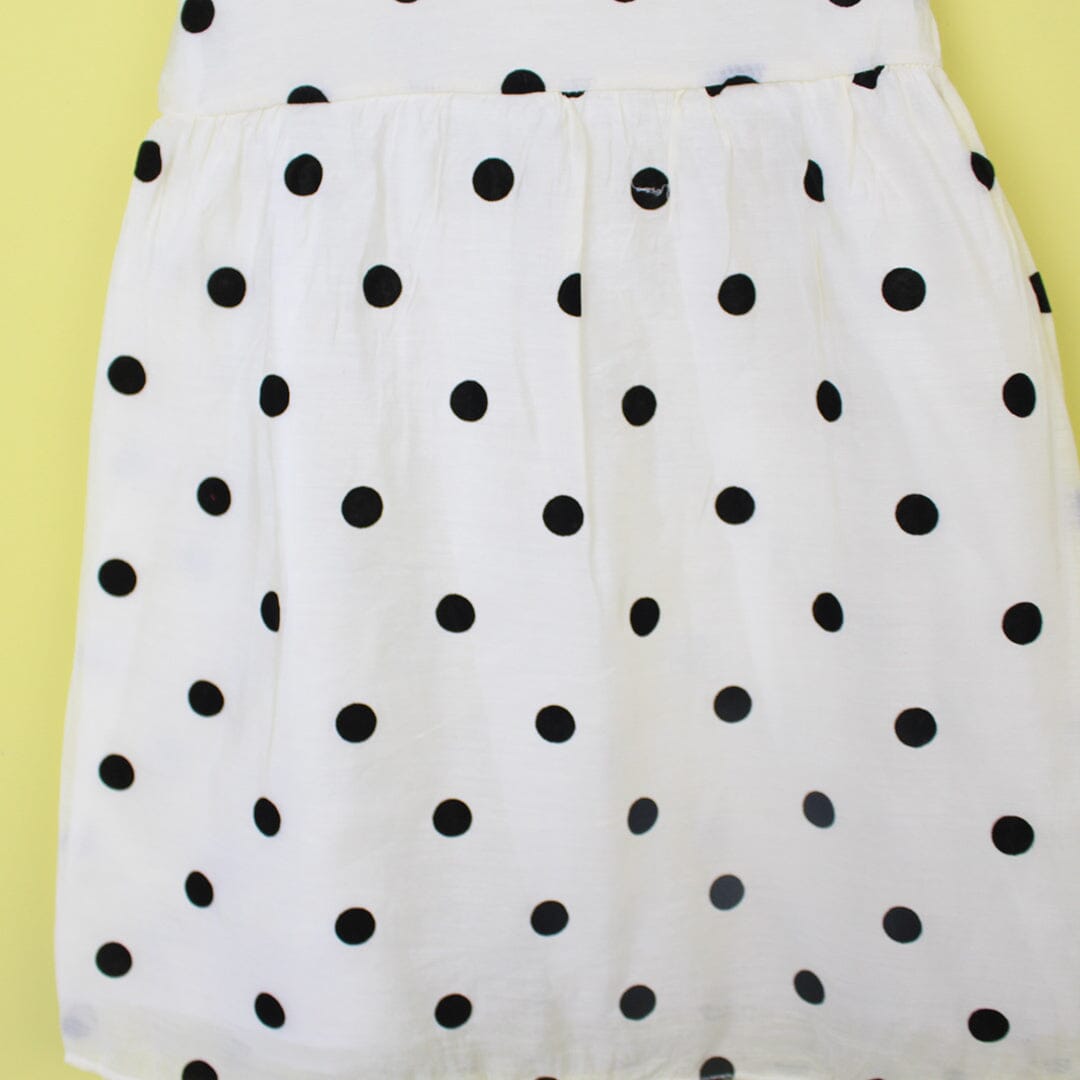 Sober Creamy White Themed Girls Frock Set Frock Iluvlittlepeople 