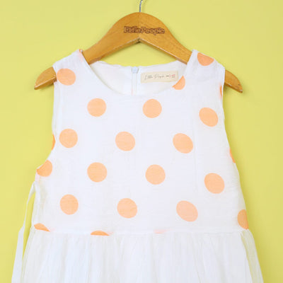 Desire White Themed Girls Frock Set Frock Iluvlittlepeople 