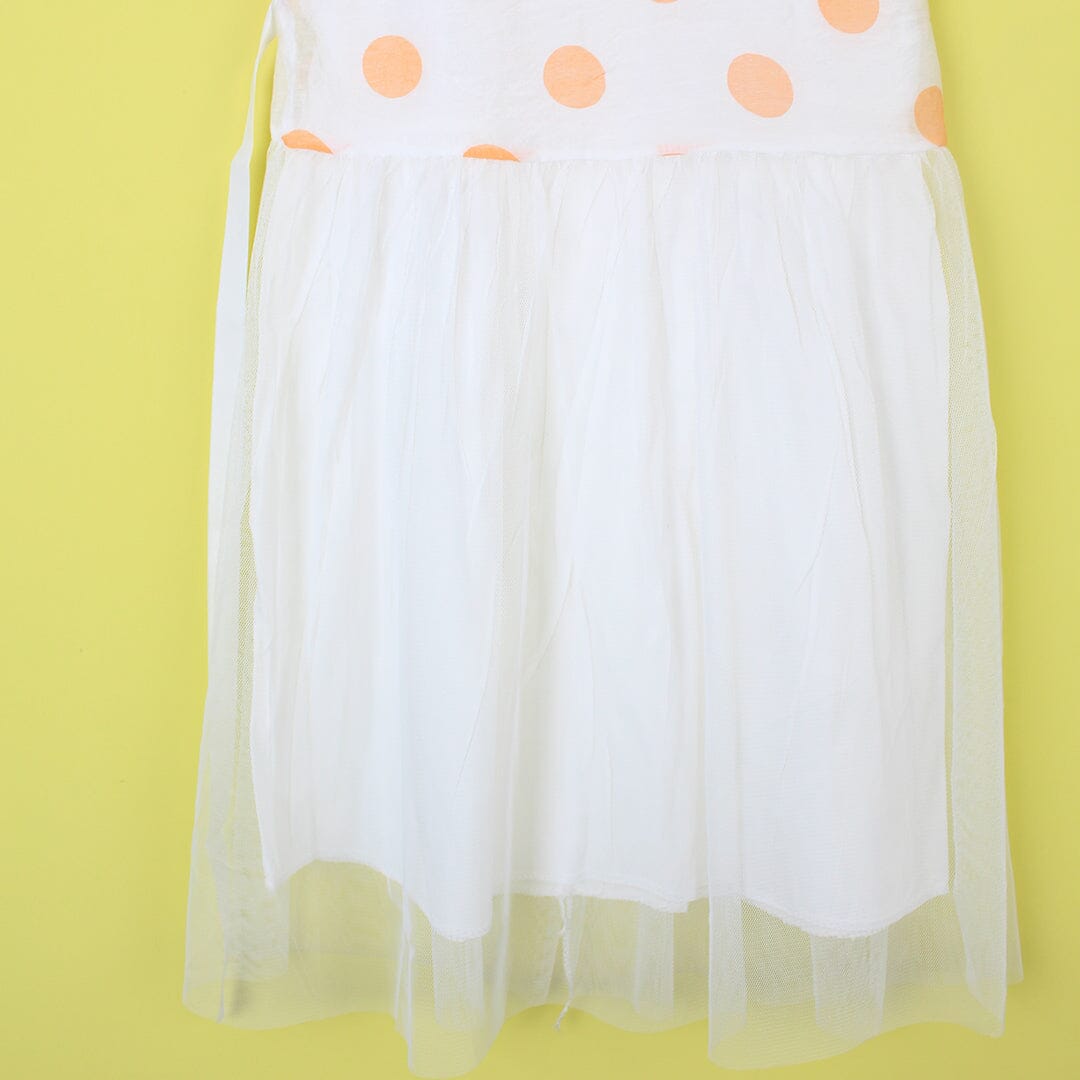 Desire White Themed Girls Frock Set Frock Iluvlittlepeople 