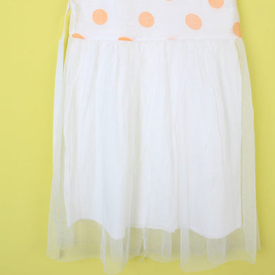 Desire White Themed Girls Frock Set Frock Iluvlittlepeople 