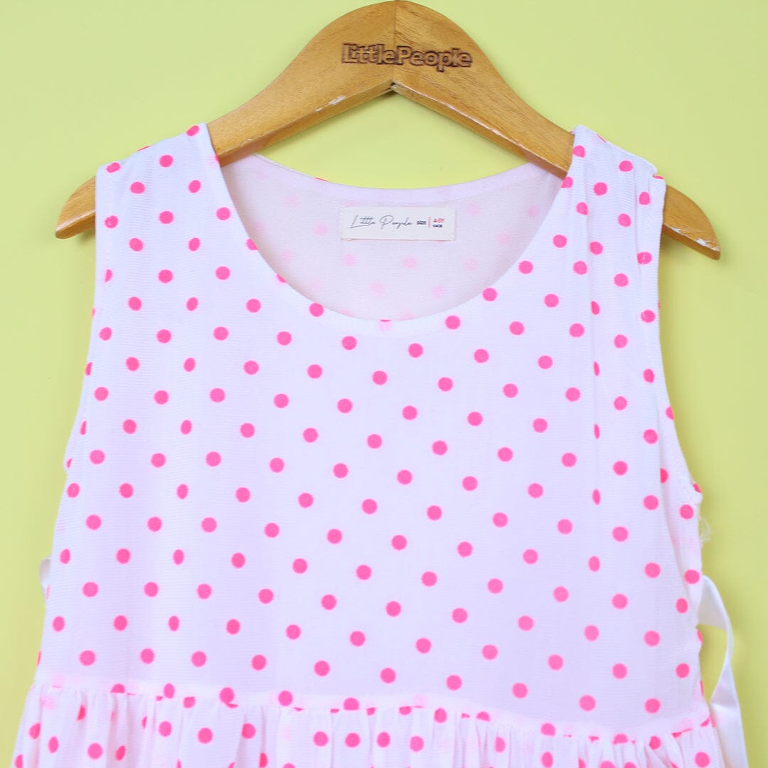 Modern White Themed Girls Frock Set Frock Iluvlittlepeople 