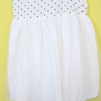 Refined White Themed Girls Frock Set Frock Iluvlittlepeople 